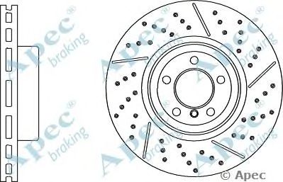 APEC BRAKING dsk3106 -  Тормозной диск